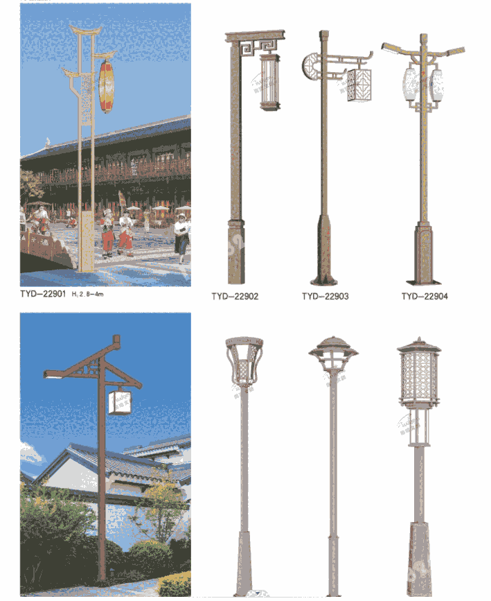 四川铝型材庭院灯厂家